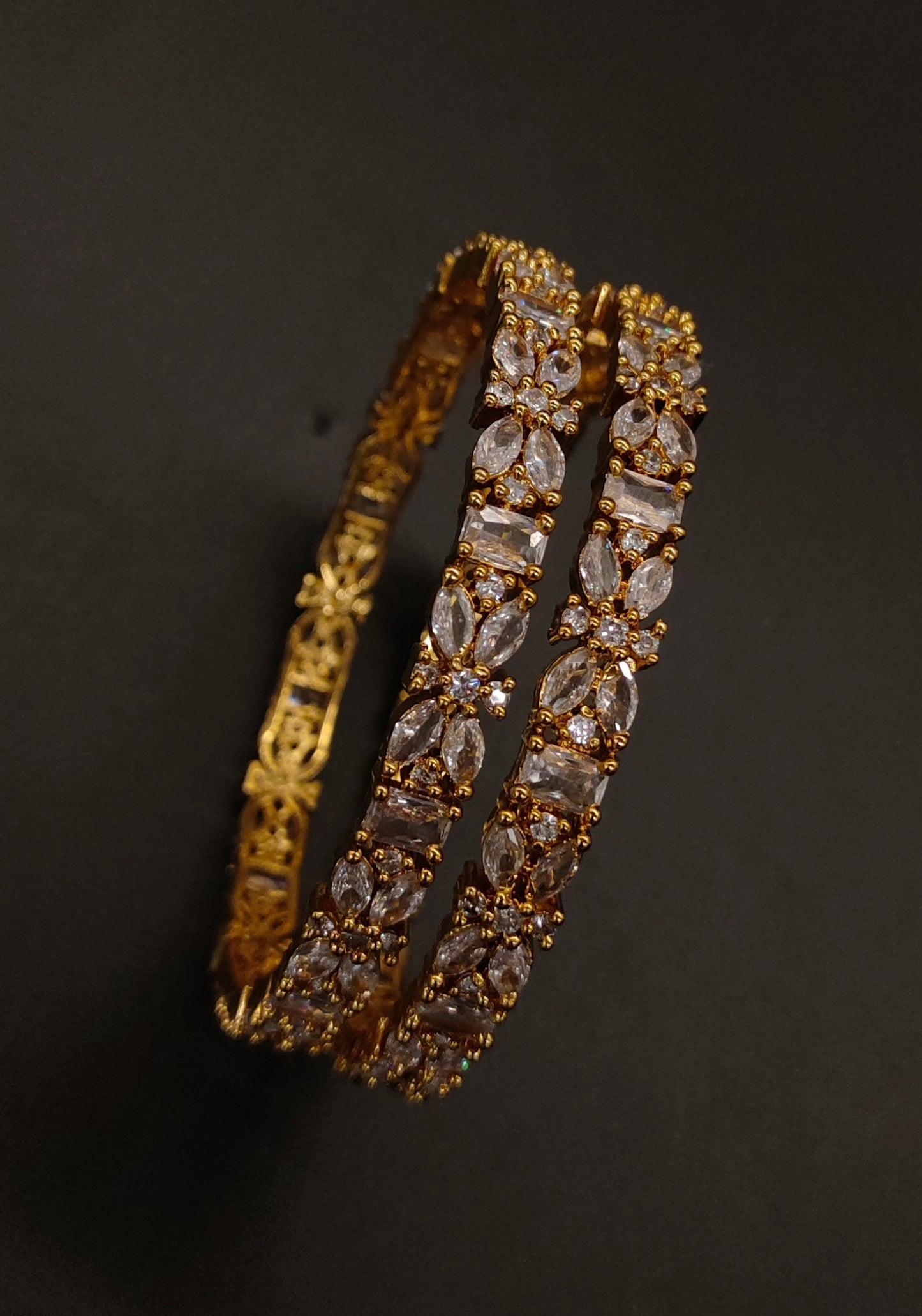 AMERICAN DIAMOND BANGLES {A.D}