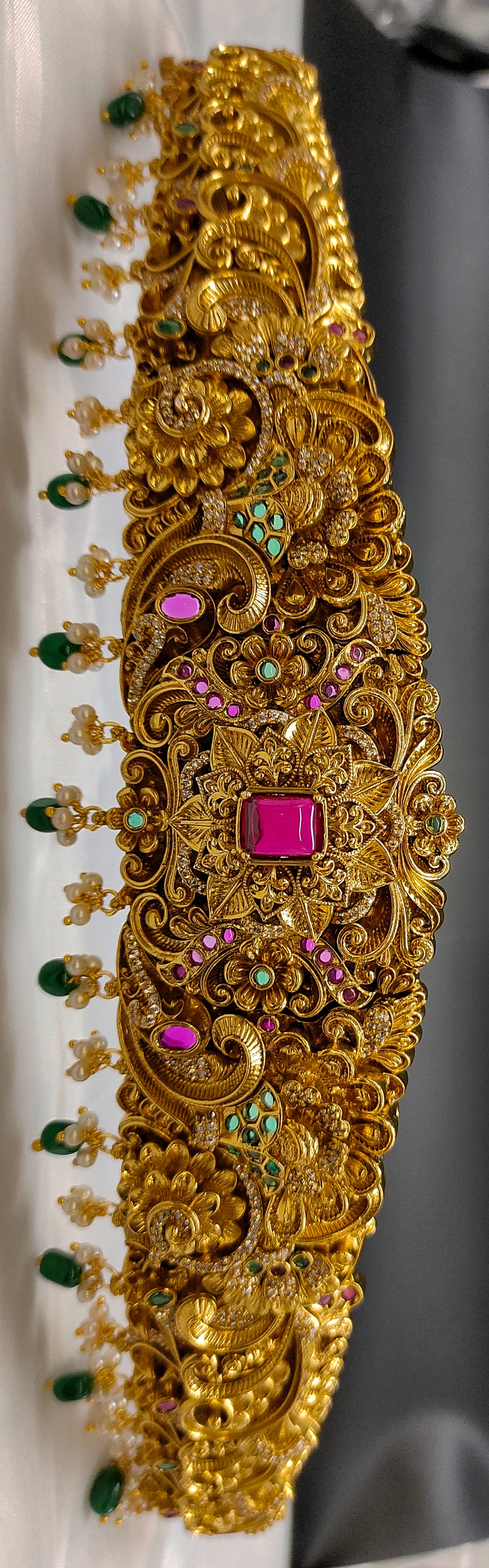 NAKSHI VADANAM WITH FLOWER DESIGN