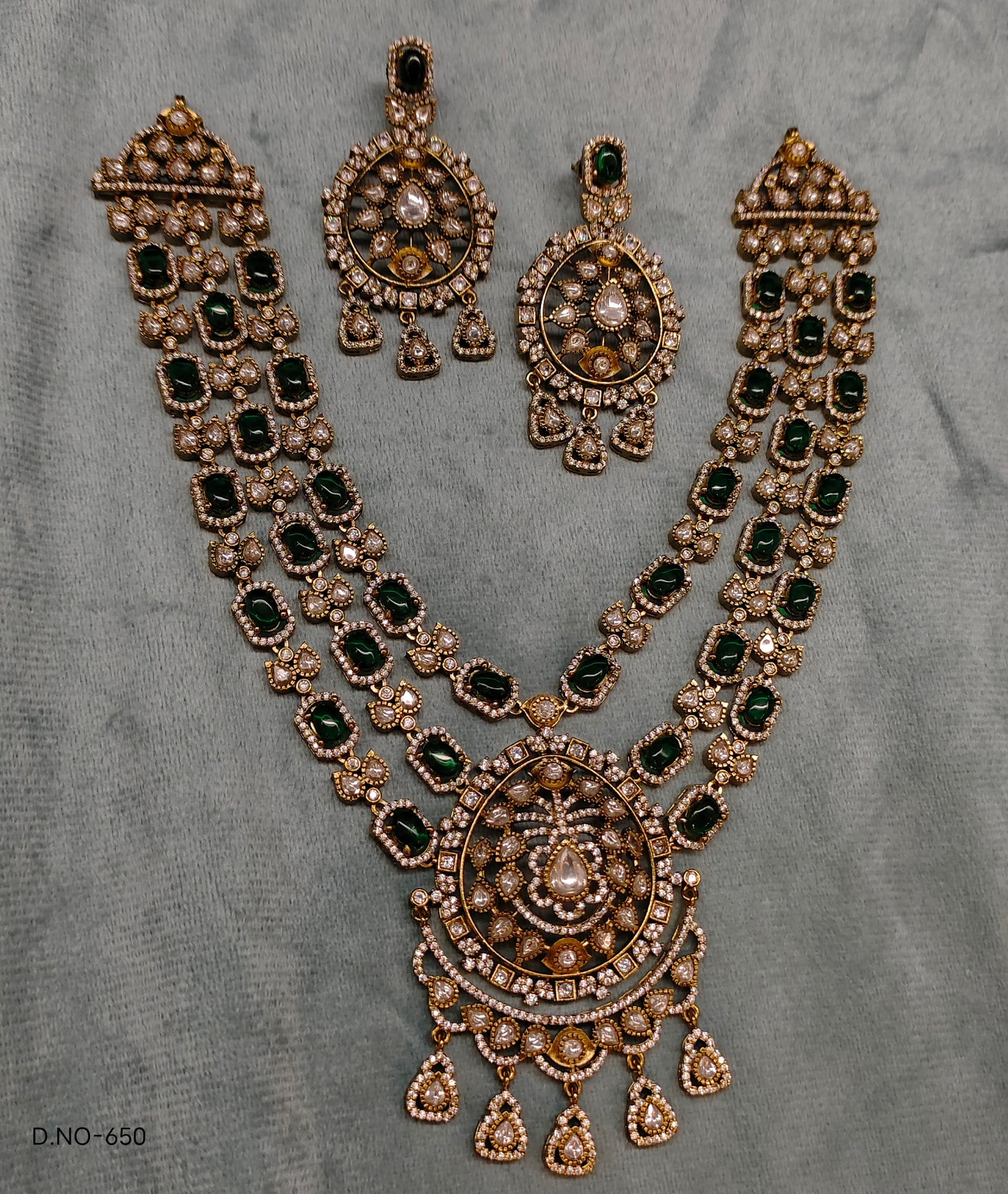 DOUBLE LINE VICTORIAN MOISSANITE SET
