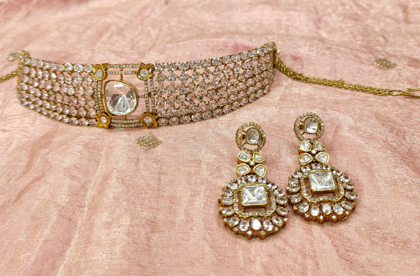 VICTORIAN MOISSANITE STATEMENT CHOCKER