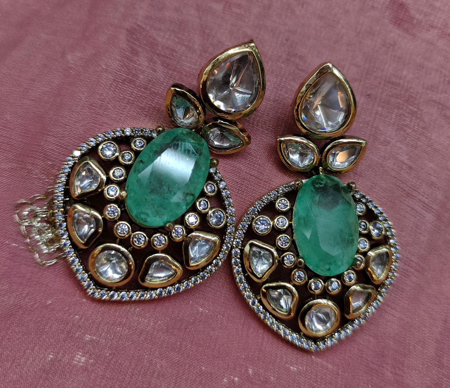VICTORIAN MOISSANITE EARINGS