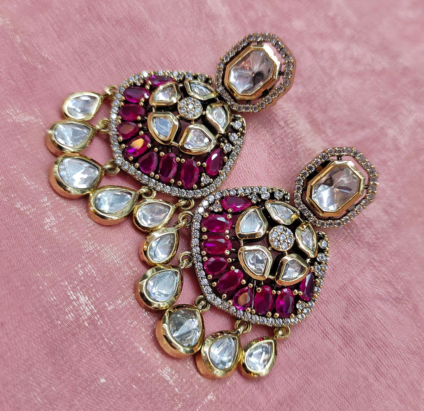 VICTORIAN MOISSANITE EARINGS