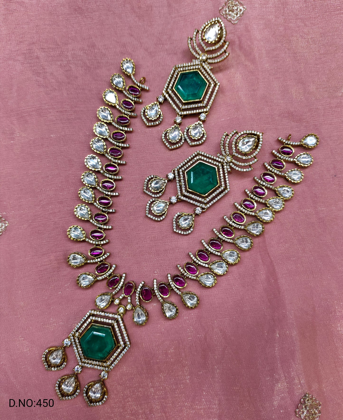 MOISSANITE DESIGNER NECKSET