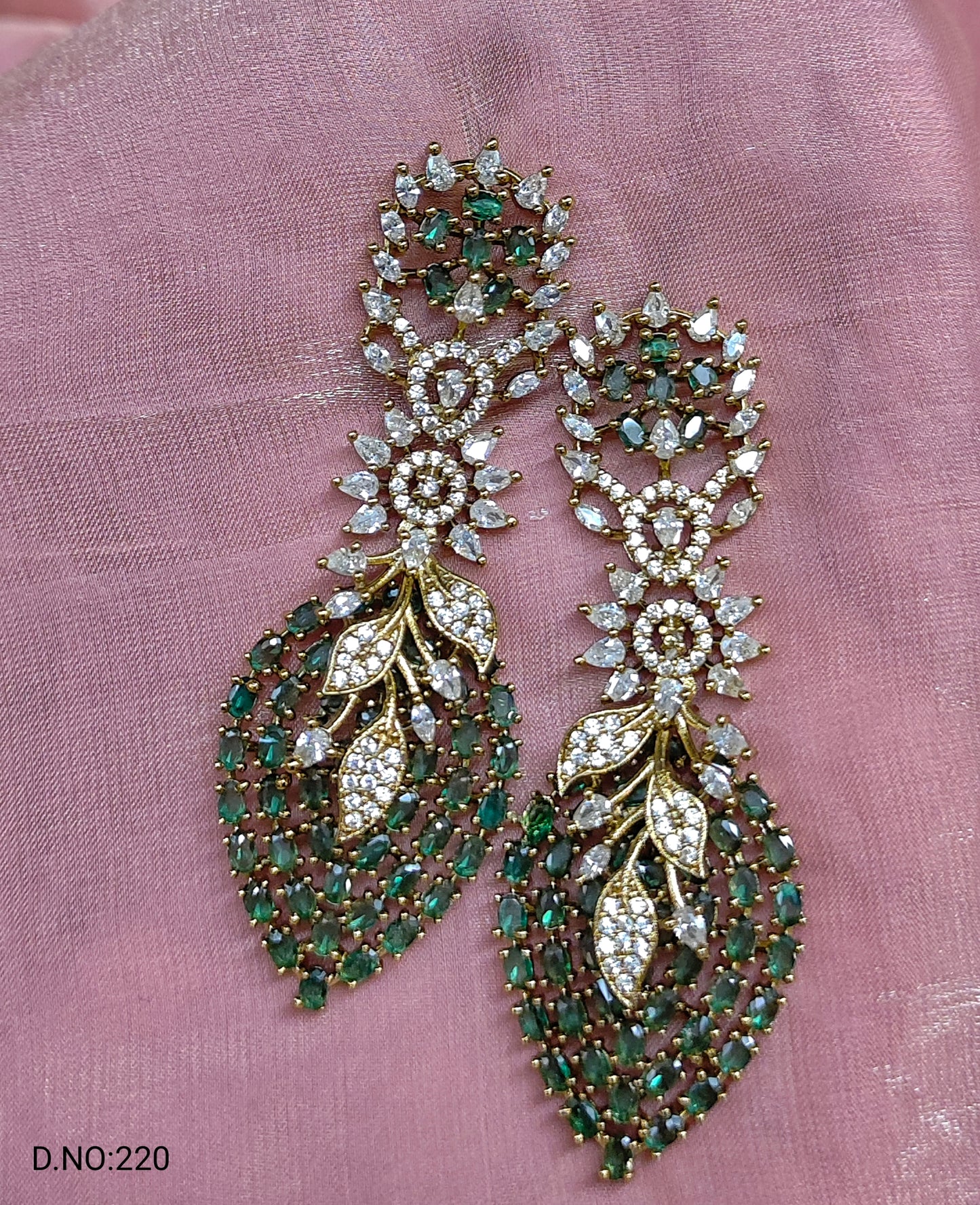 AMERICAN DIAMOND EARINGS {A.D}