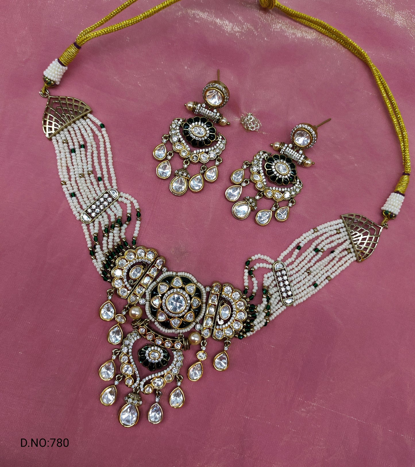 MOISSANITE MOTI CHOCKER