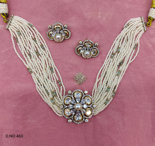 MOISSANITE MOTI CHOCKER