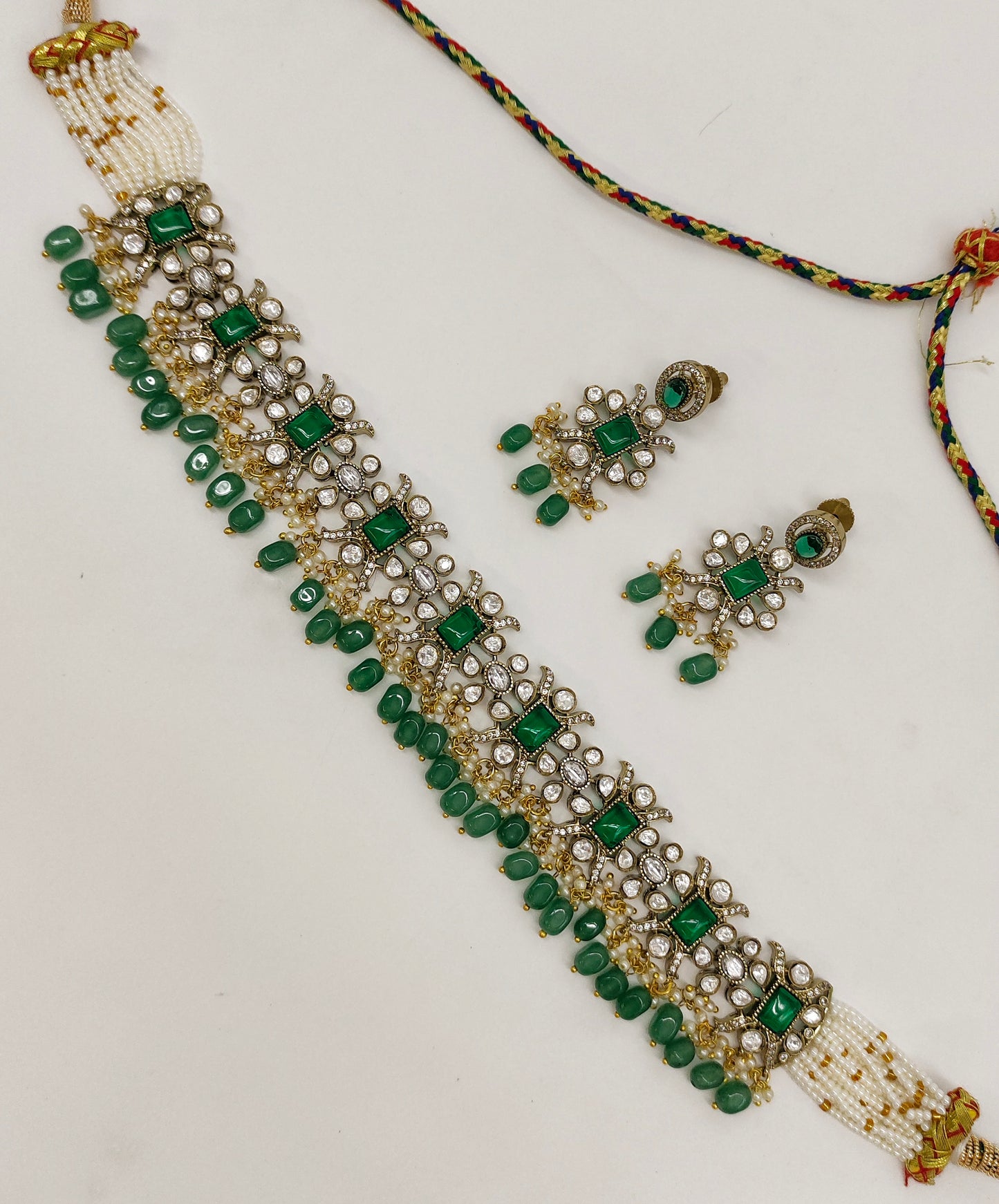 VICTORIAN MOISSANITE MOTI CHOCKER