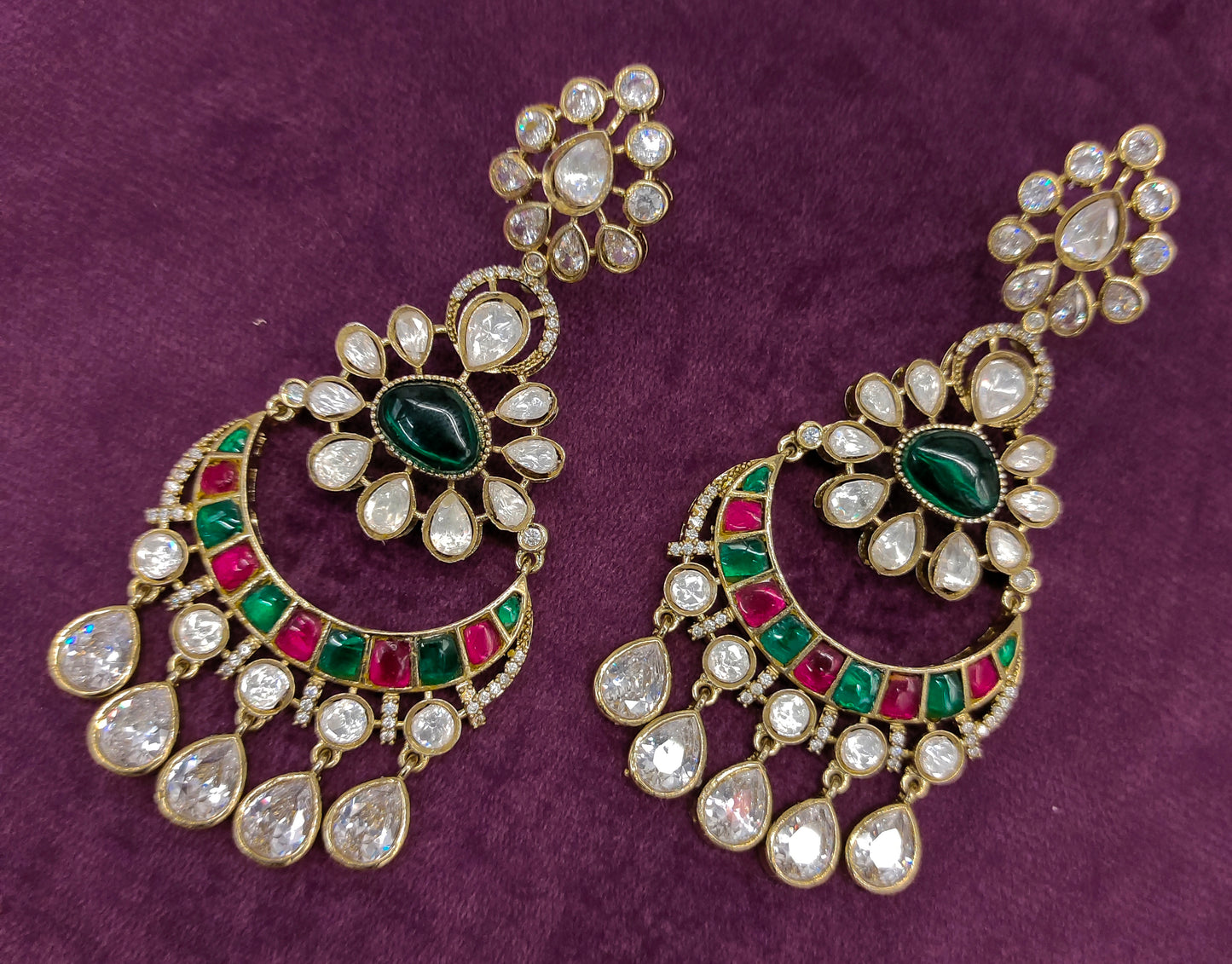 VICTORIAN MOISSANITE EARINGS