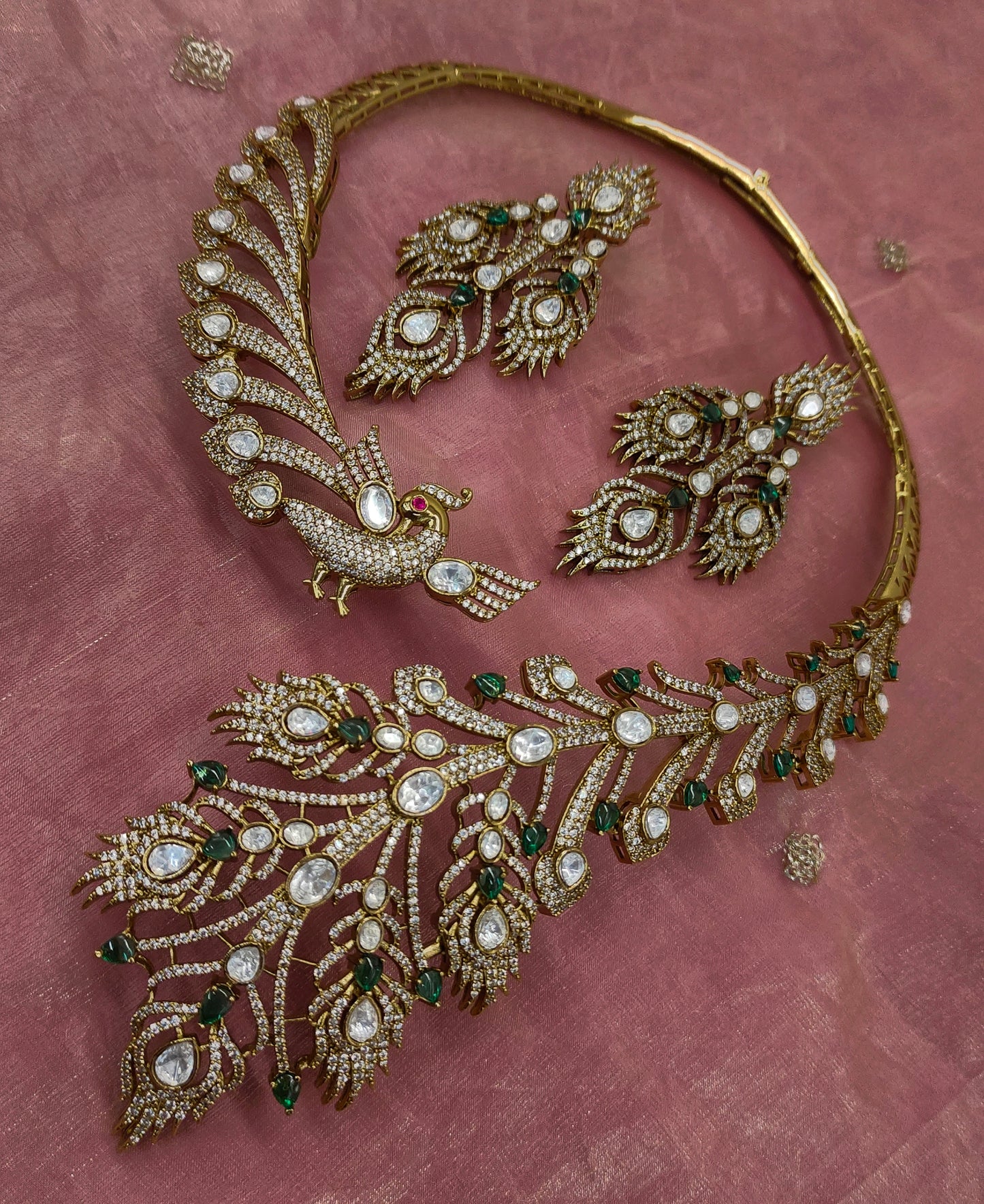 DESIGNER VICTORIAN MOISSANITE NECKSET
