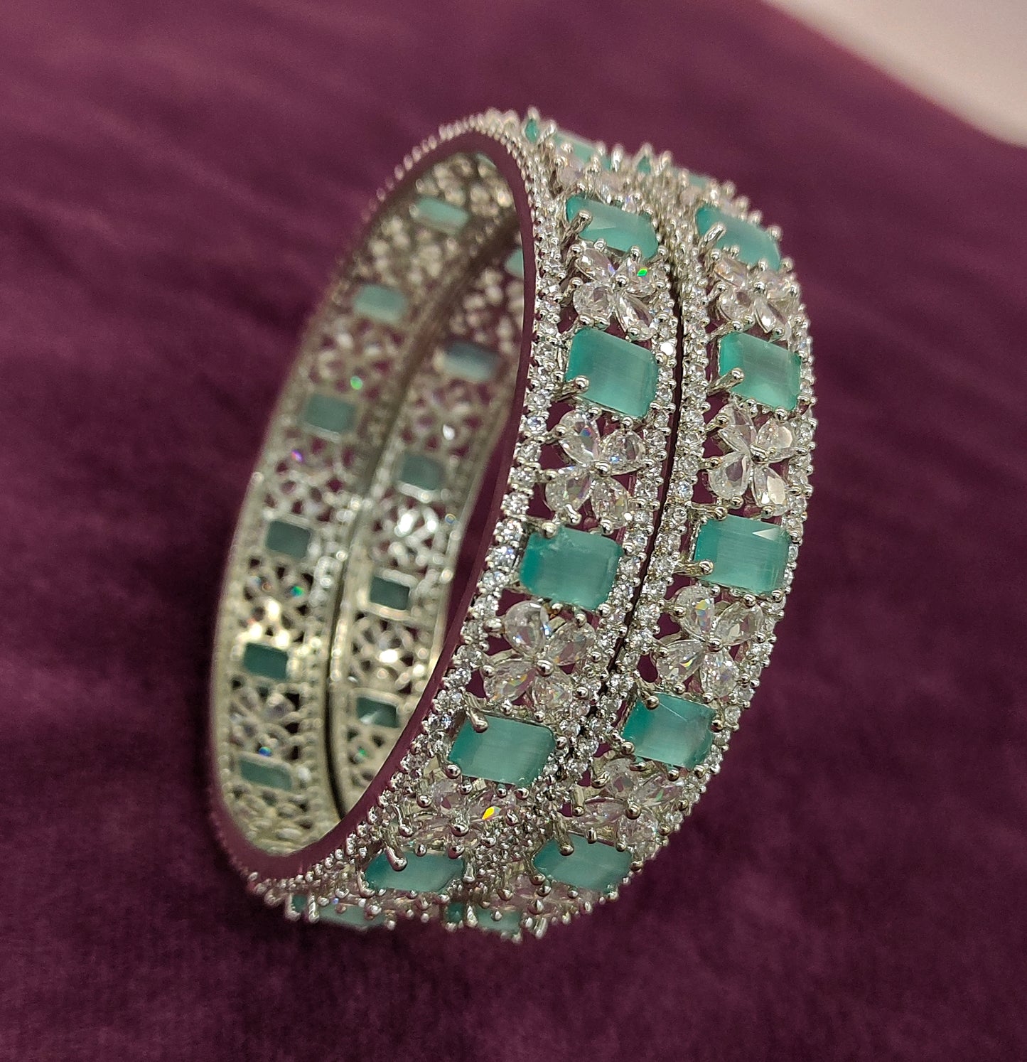 SILVER BANGLES
