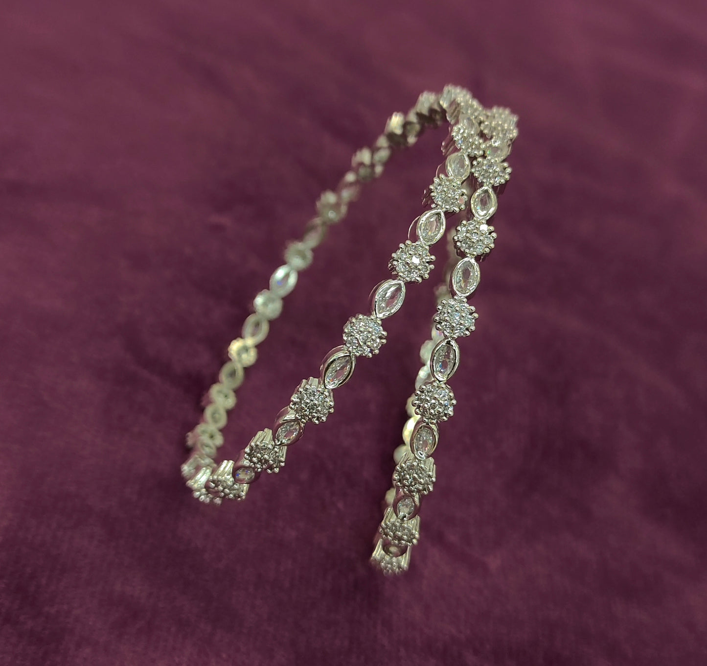 SILVER BANGLES