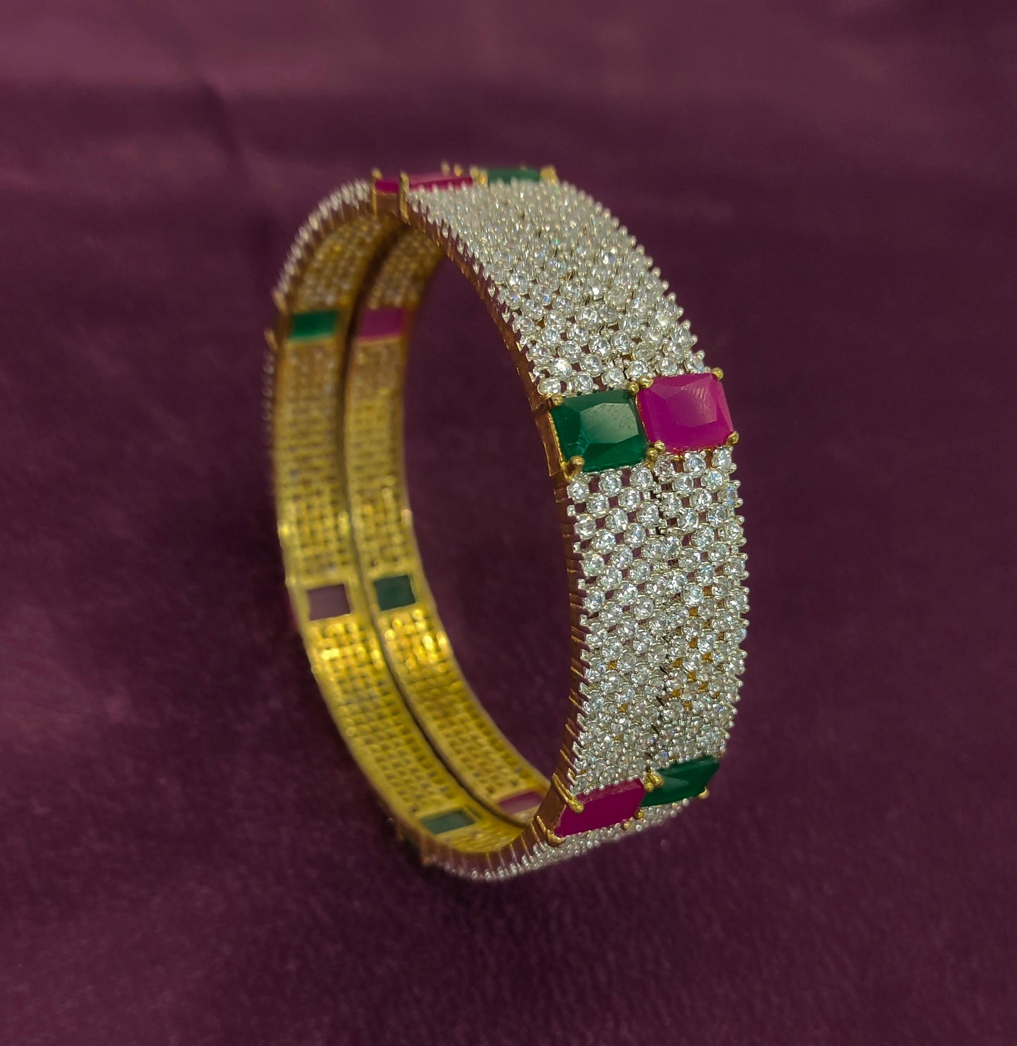 G.J SILVER BANGLES