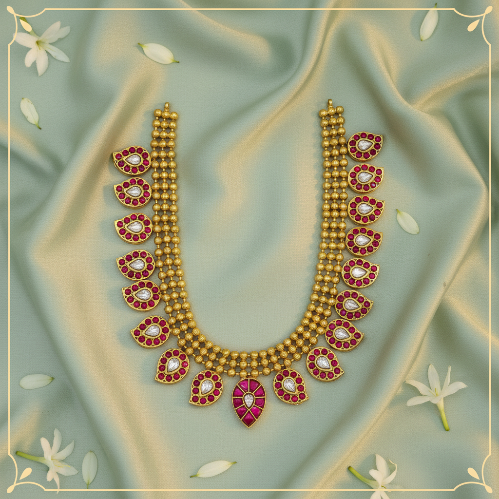 2-in-1 Mango Neckset — Luxury Editorial