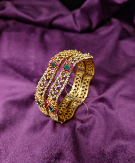 CUBIC ZIRCONIA BANGLES {C.Z}