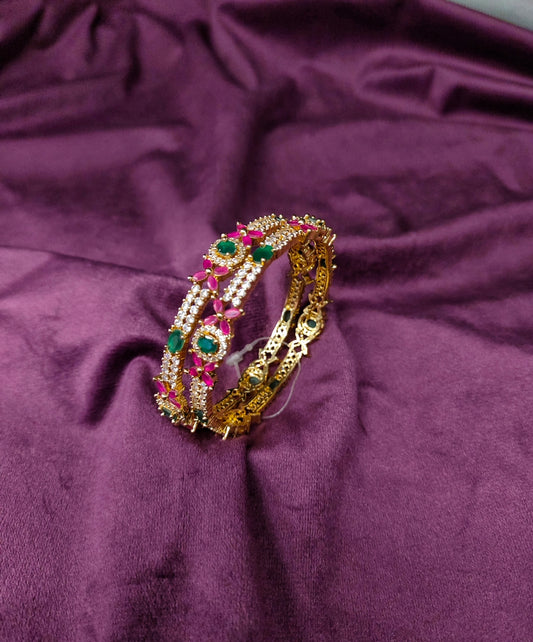 CUBIC ZIRCONIA BANGLES {C.Z}