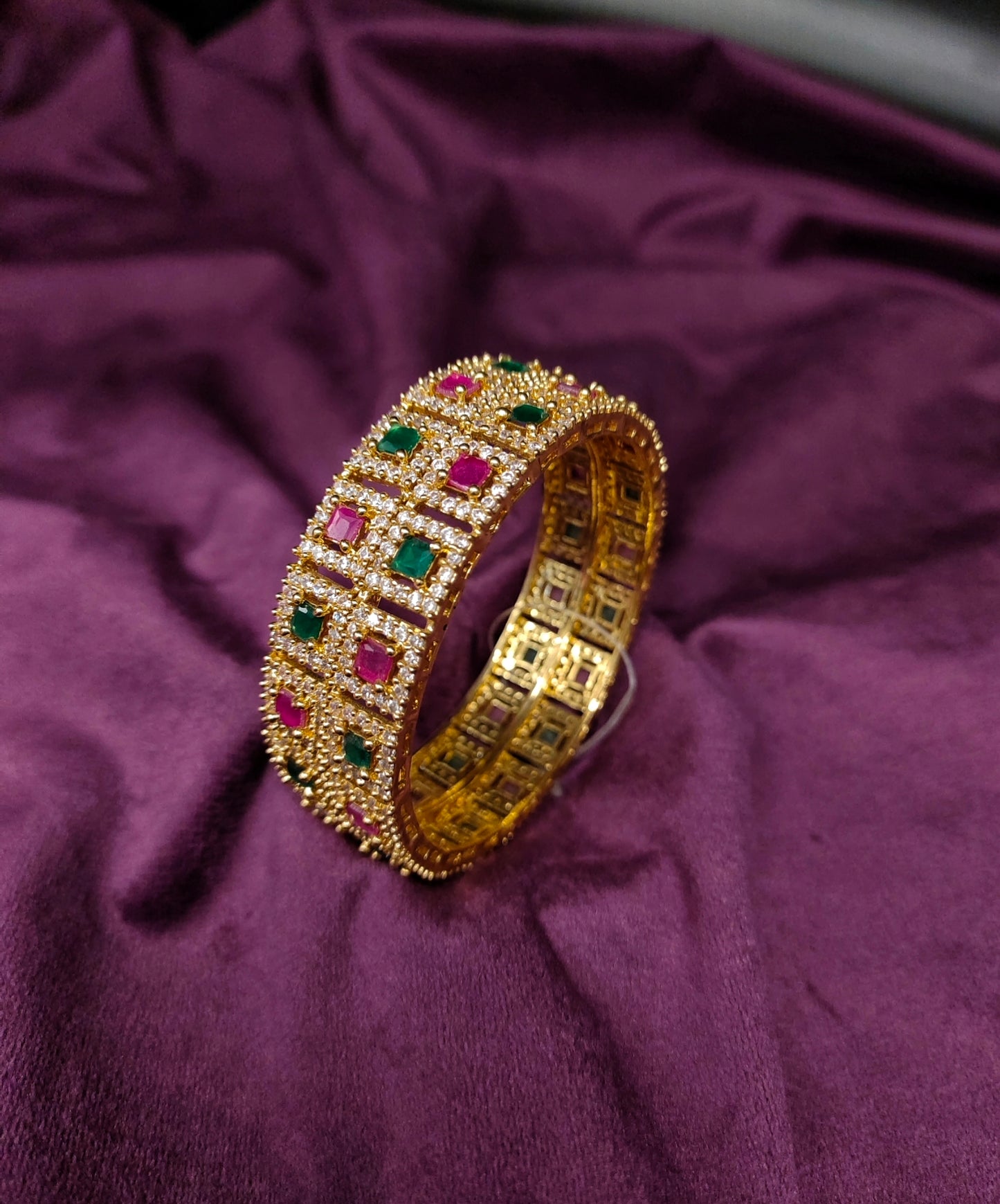 CUBIC ZIRCONIA BANGLES {C.Z}