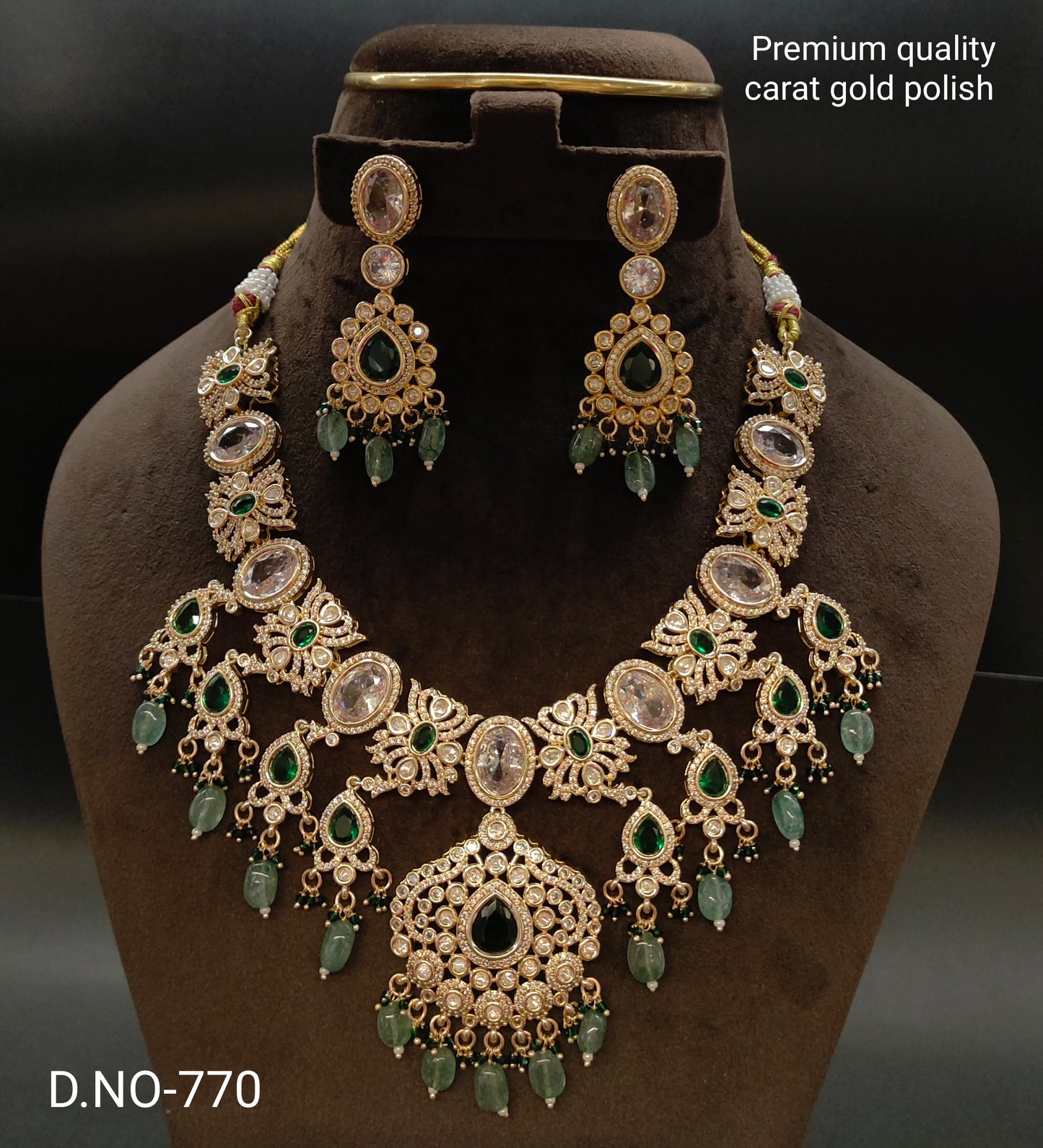 moissanite neckset