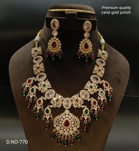 moissanite neckset