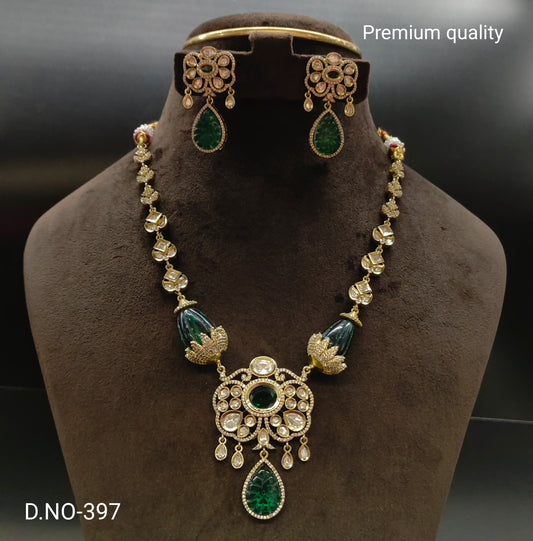 victorian moissanite neckset