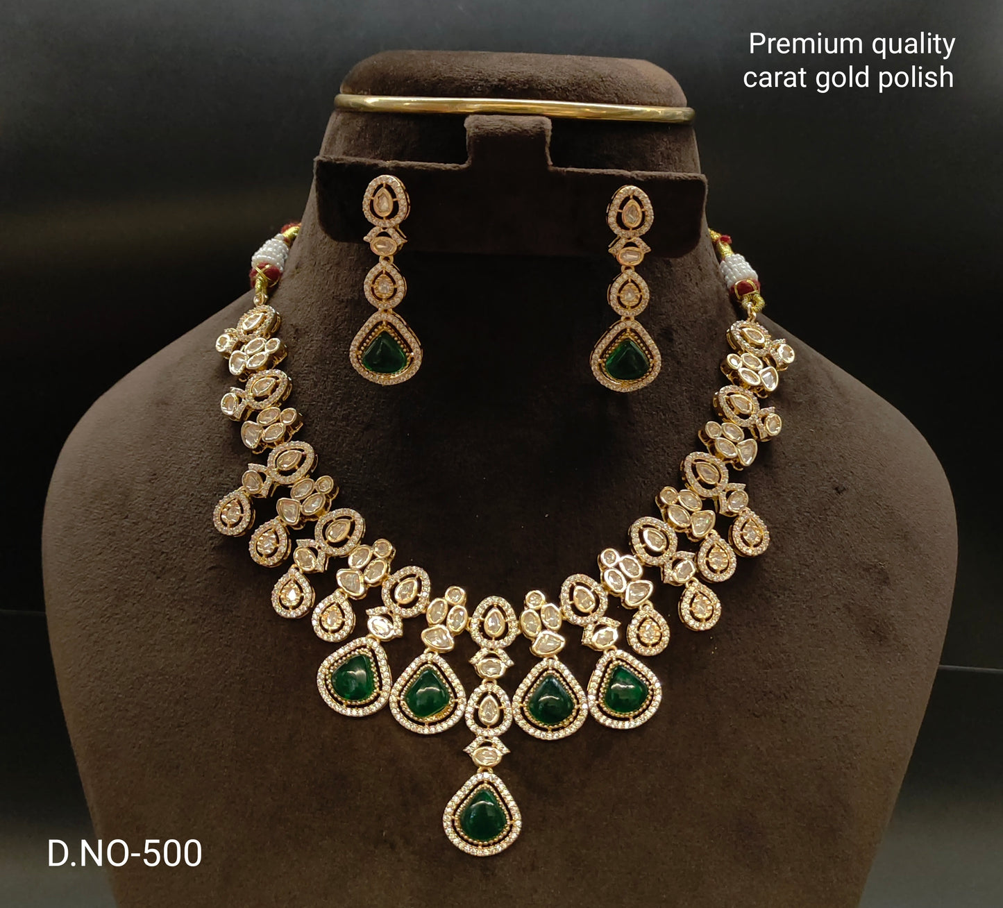 victorian moissanite neckset