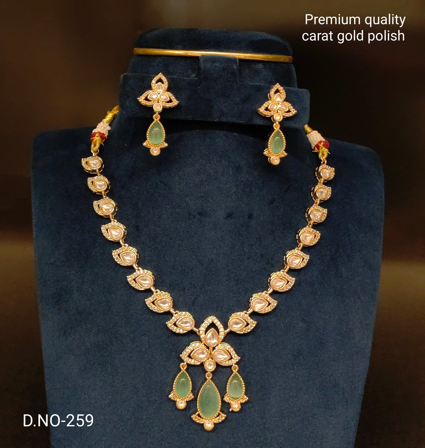moissanite neckset