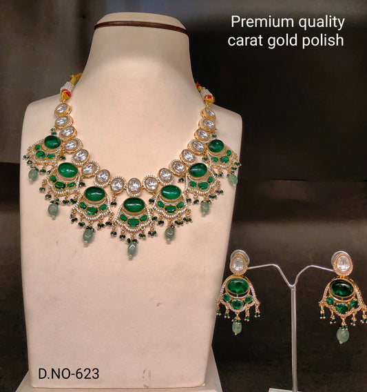 carat moissanite neckset
