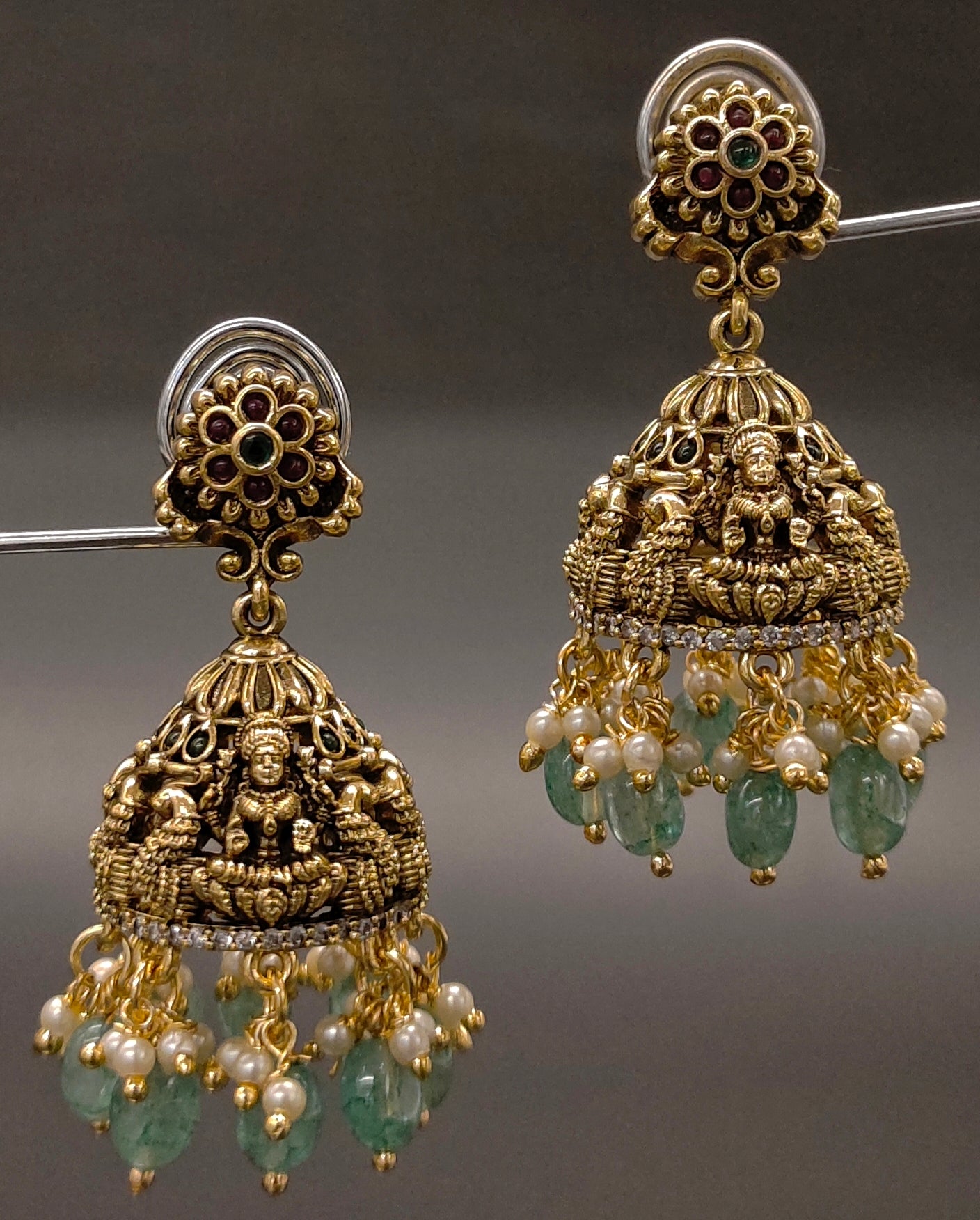 NAKSHI LONG HARAM WITH PEACOCK DESIGN