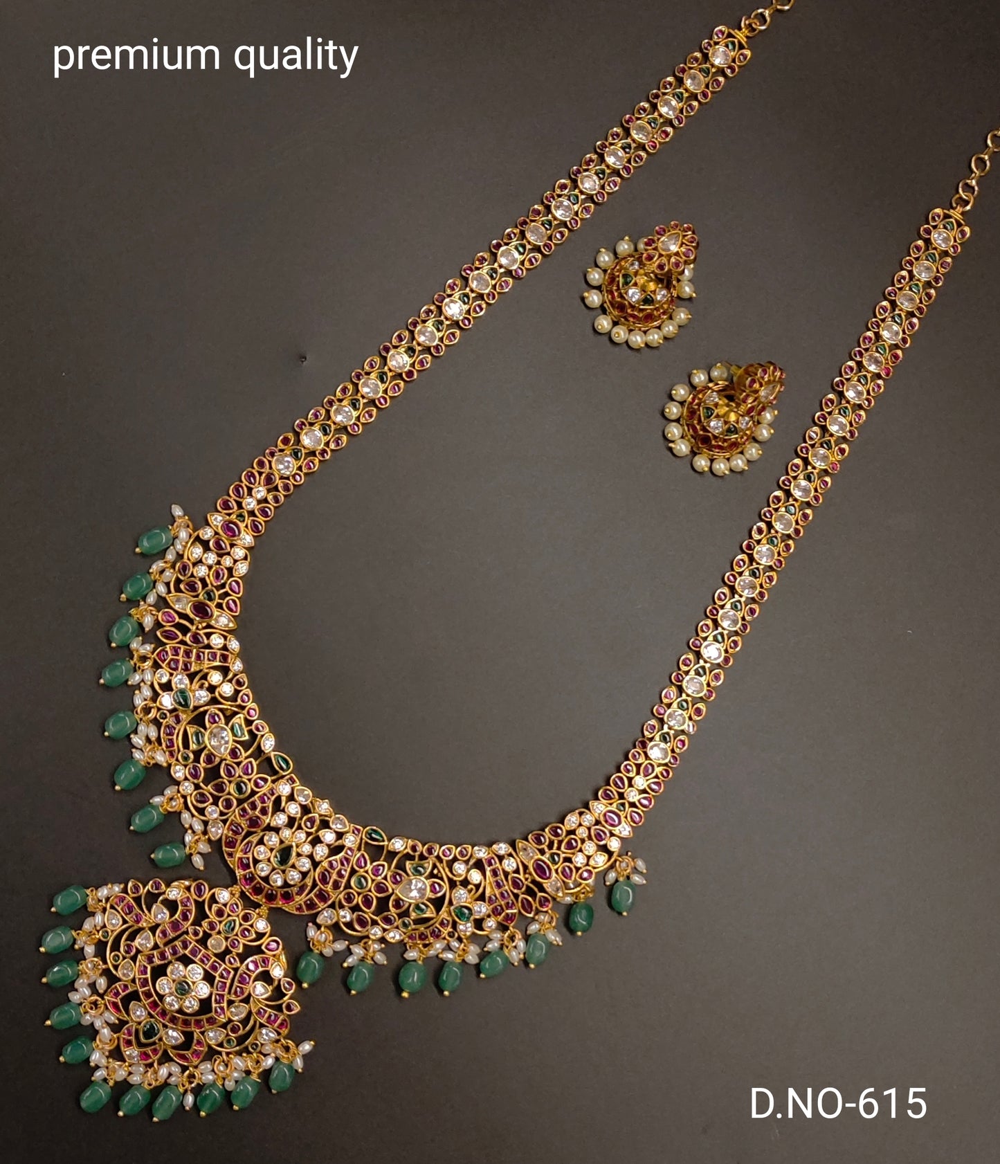 LONG HARAM WITH FLOWER DESIGN
