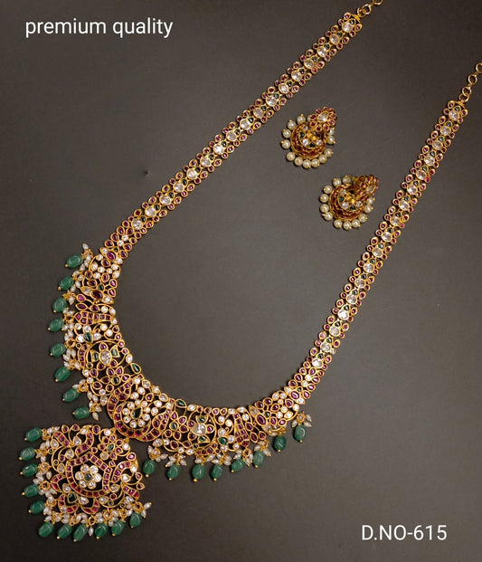 LONG HARAM WITH FLOWER DESIGN