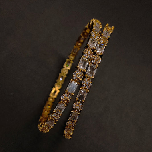 AMERICAN DIAMOND BANGLES {A.D}