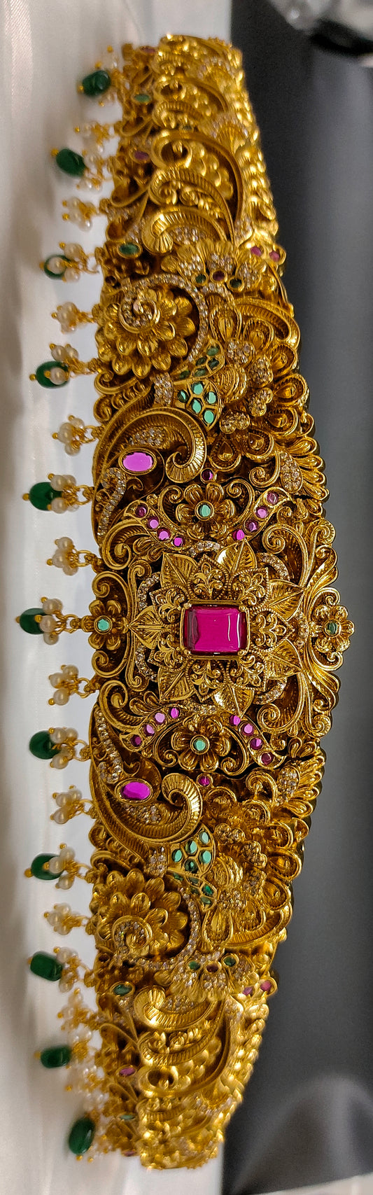 NAKSHI VADANAM WITH FLOWER DESIGN