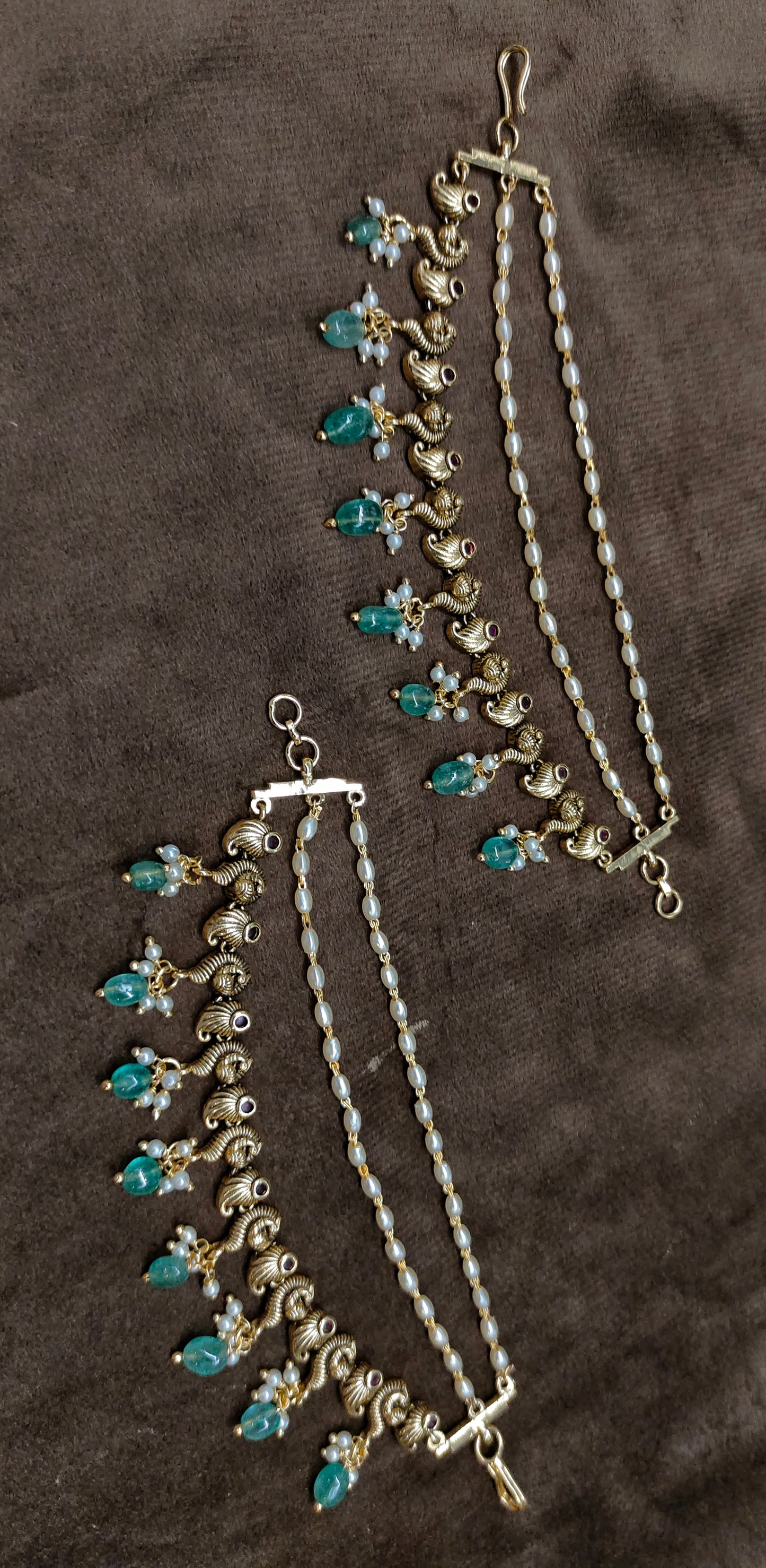 CHAMPA SWARALU WITH PEACOCK DESIGN