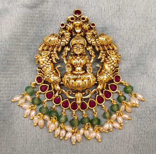 LOCKET WITH LAXMIDEVI DESIGN