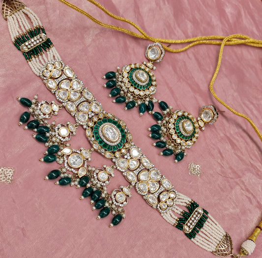 MOISSANITE POLKI CHOCKER
