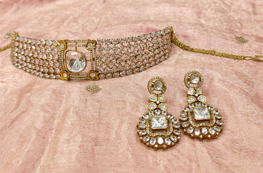 VICTORIAN MOISSANITE STATEMENT CHOCKER