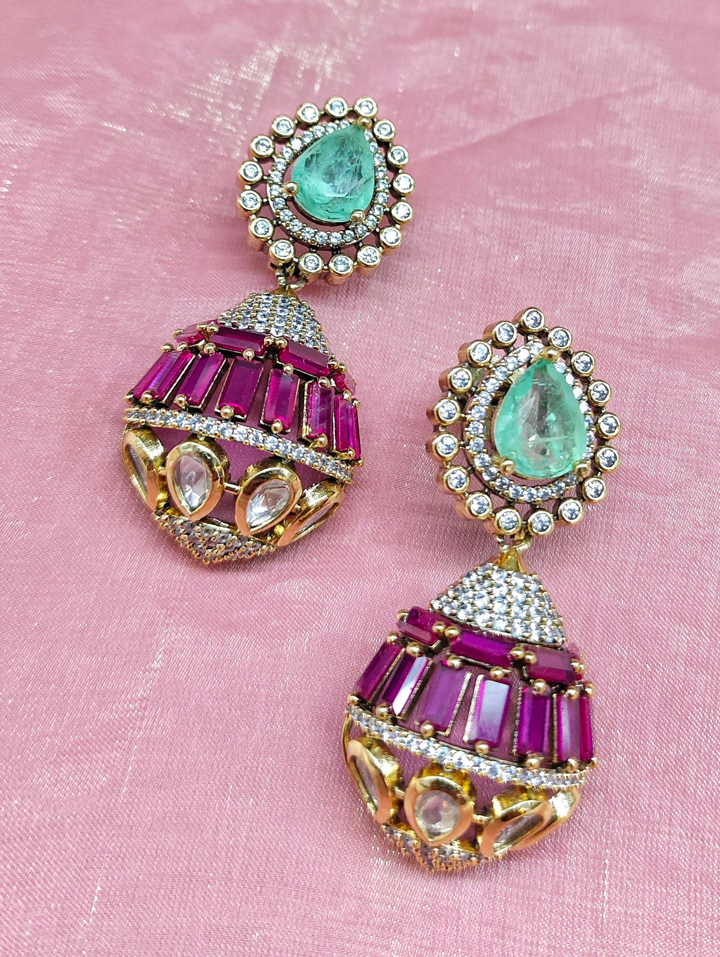 MOISSANITE DESIGNER EARINGS