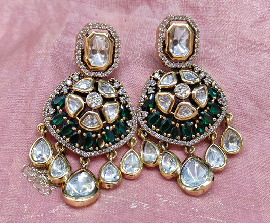 VICTORIAN MOISSANITE EARINGS