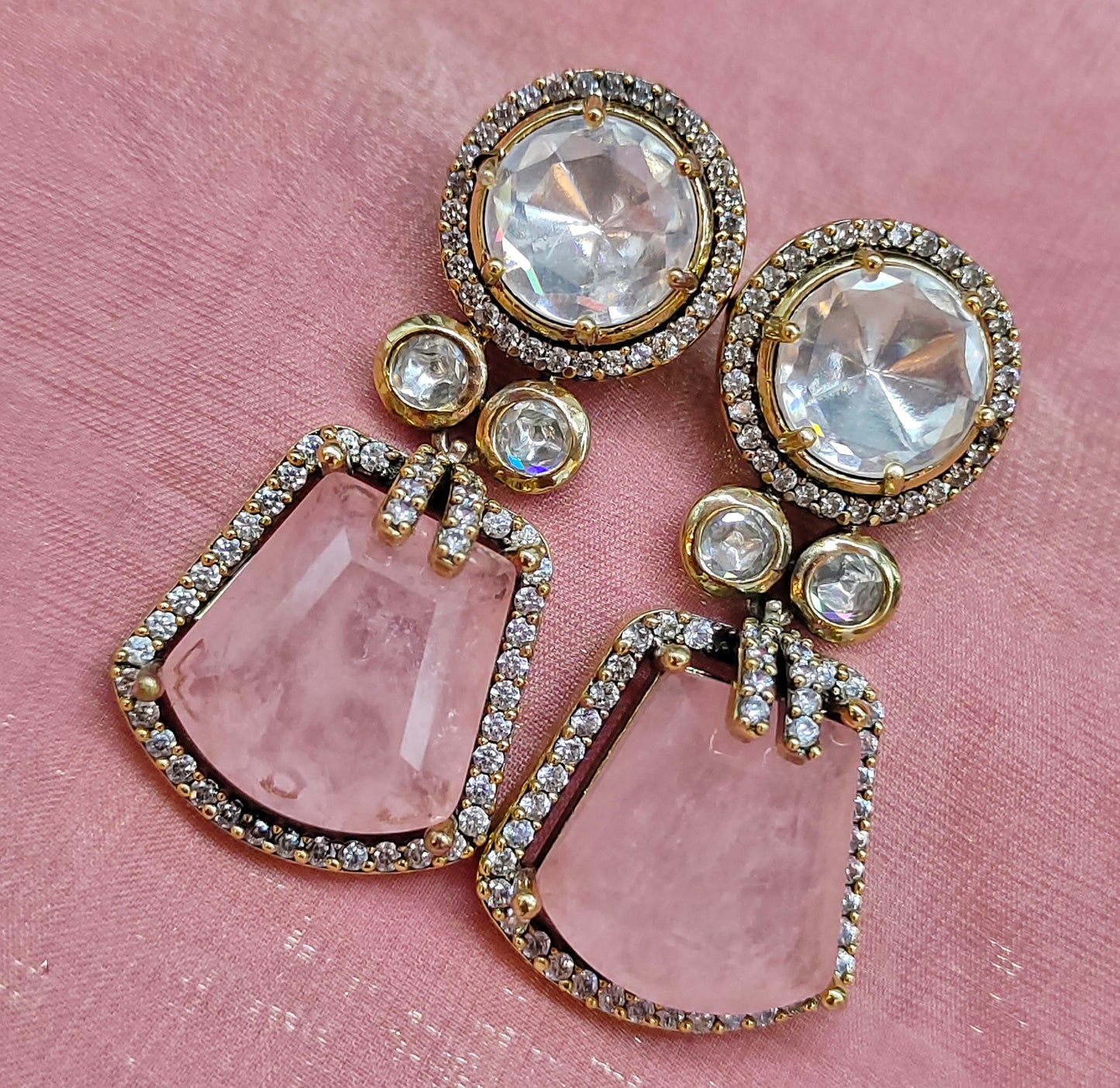 VICTORIAN MOISSANITE EARINGS
