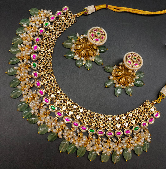 JADAU JALEBI NECKSET