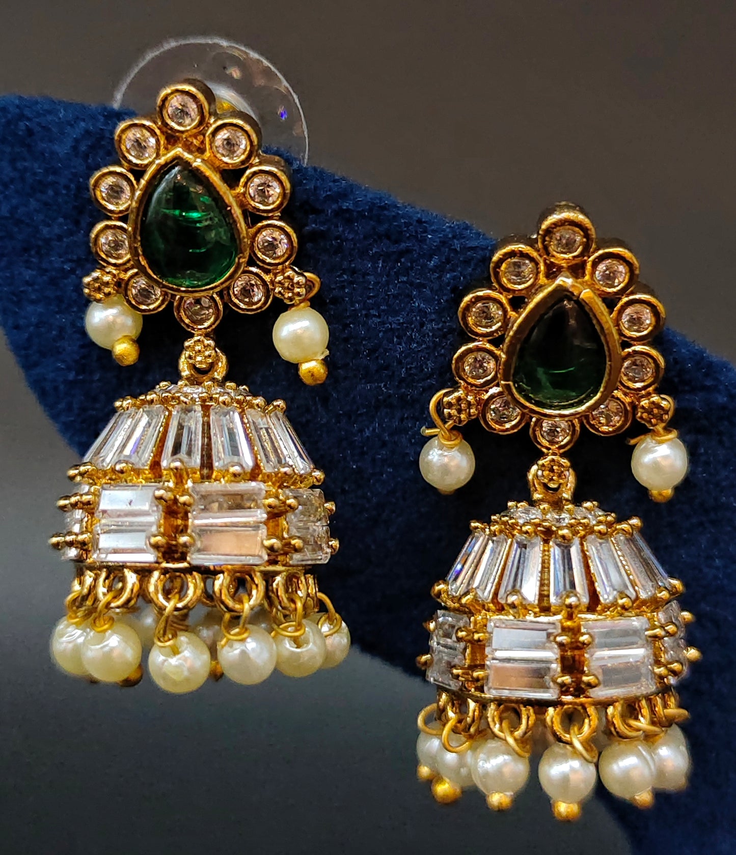 JUMKA WITH UNCUT STONES