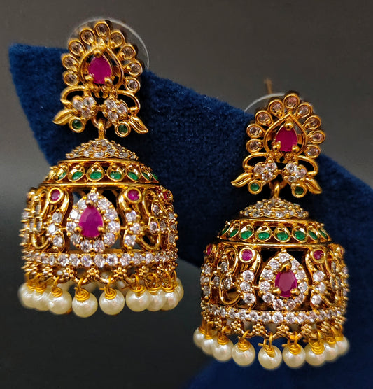 JUMKA WITH PEACOCK
