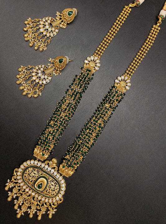 NAKSHI GREEN BEADS STATEMENT