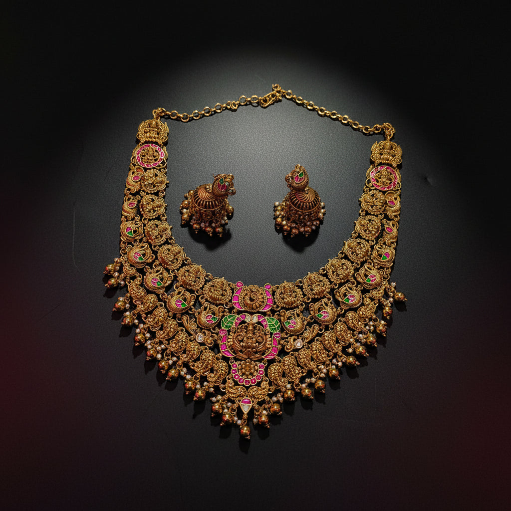 NAKSHI JADAU NECKSET
