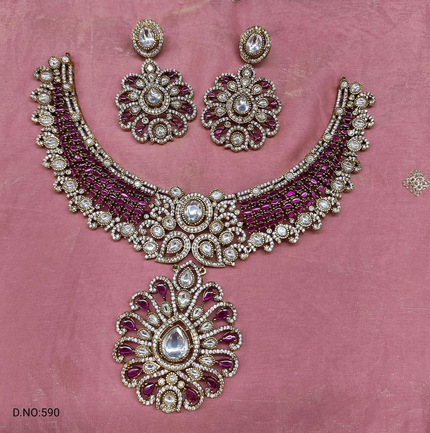 MOISSANITE DESIGNER NECKSET