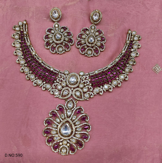 MOISSANITE DESIGNER NECKSET