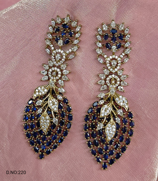 AMERICAN DIAMOND EARINGS {A.D}