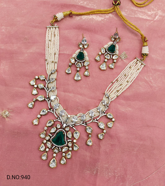 MOISSANITE MOTI CHOCKER