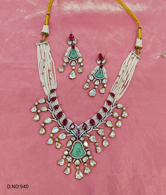 MOISSANITE MOTI CHOCKER