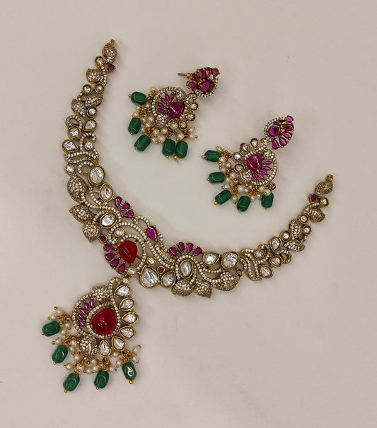 VICTORIAN MOISSANITE NECKSET
