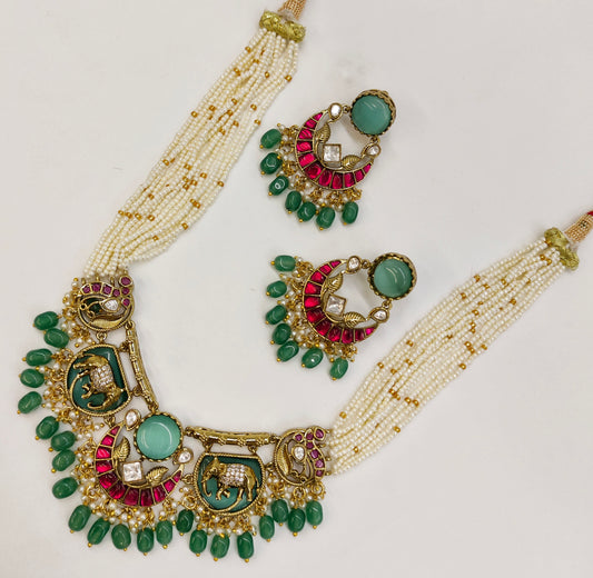 VICTORIAN JADAU MOTI CHOCKER
